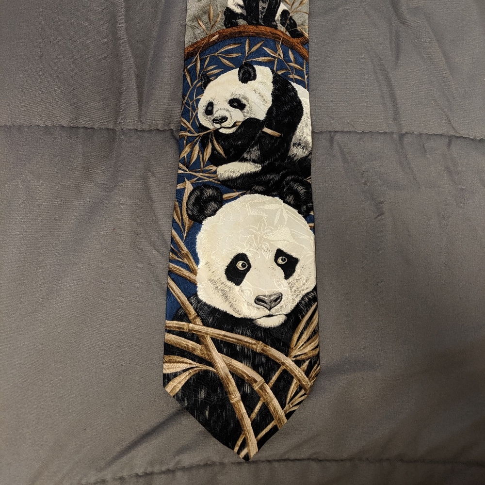 Endangered Species Tie - Panda Mountain Edition